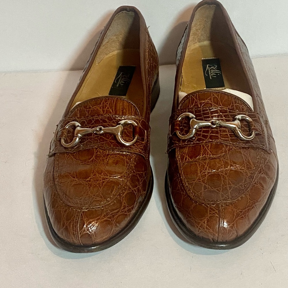 ZELLI GENUINE CROCODILE LOAFERS - Picture 3 of 6